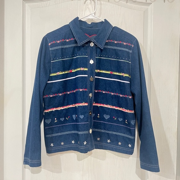 VENDOR ITEM : FINAL PRICE Vintage Koret City Blues Cottagecore Jacket - Picture 1 of 8